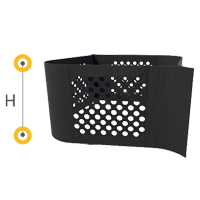 KRT_specs_height_h200 Geocell Yüksekliği